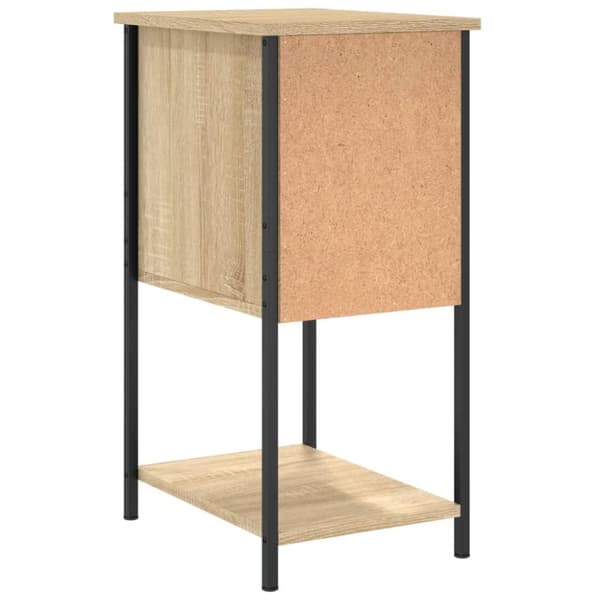 Sängbord 2 st sonoma-ek 32x42x70 cm konstruerat trä