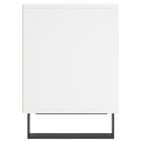sengeborde 2 stk. 40x35x50 cm konstrueret træ hvid