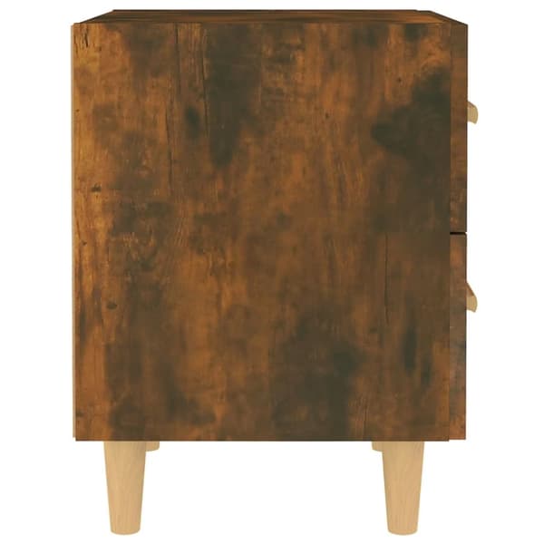 sengebord 40x35x47,5 cm røget egetræsfarve