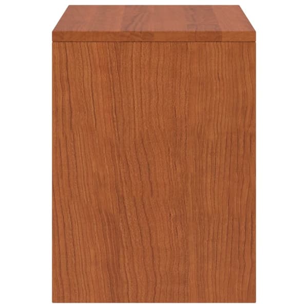 sengeborde 2 stk. 35x30x40 cm massivt fyrretræ honningbrun