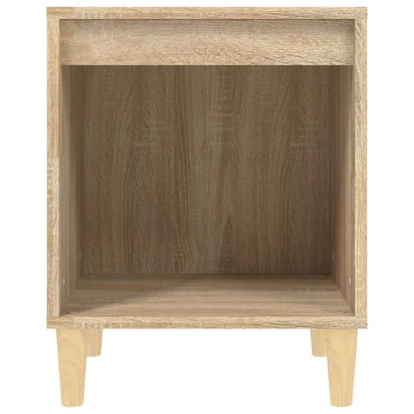 sengeborde 2 stk. 40x35x50 cm sonoma-eg