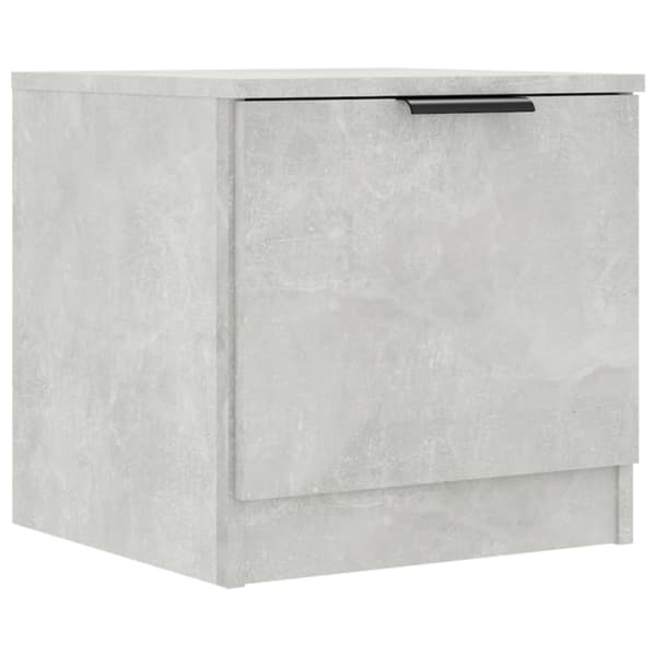 sengebord 40x39x40 cm 2 stk. betongrå