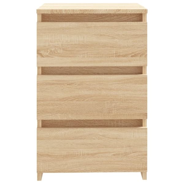 Sängbord sonoma-ek 40x35x62,5 cm konstruerat trä