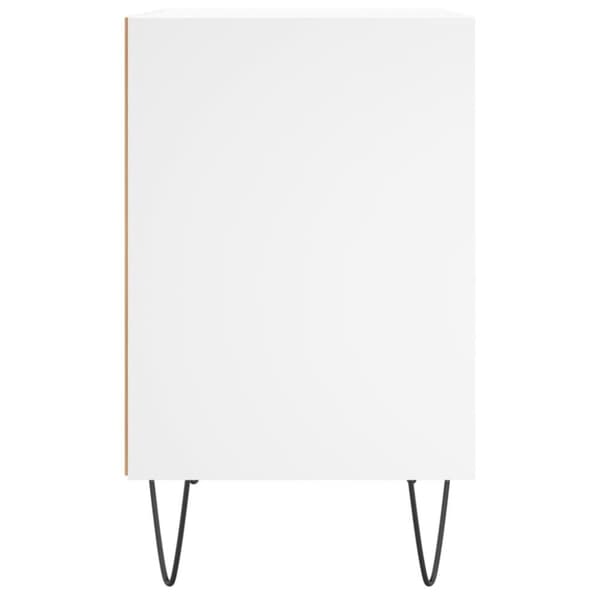 sengeborde 2 stk. 40x30x50 cm konstrueret træ hvid