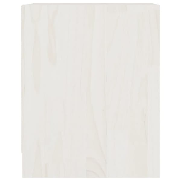 sengeborde 2 stk. 35,5x33,5x41,5 cm massivt fyrretræ hvid