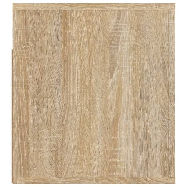 Seinäkiinnitettävät yöpöydät 2 kpl Sonoma-tammi 50x36x40 cm