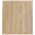 Pikkukuva 8 / 10: Seinäkiinnitettävät yöpöydät 2 kpl Sonoma-tammi 50x36x40 cm