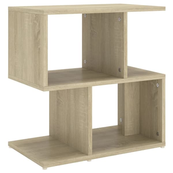 sengeskab 50x30x51,5 cm spånplade sonoma-eg