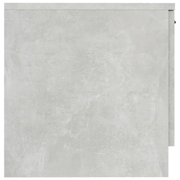 sengebord 40x39x40 cm betongrå