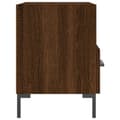 Pikkukuva 8 / 10: Yöpöydät 2 kpl ruskea tammi 40x35x47,5 cm tekninen puu