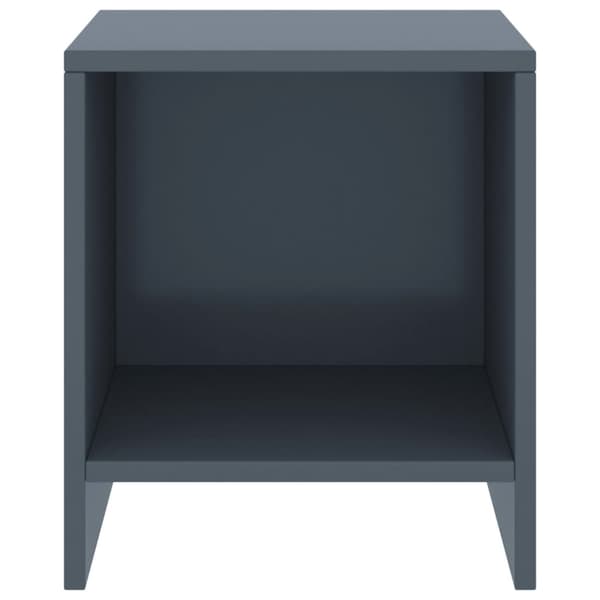 sengebord 35x30x40 massivt fyrretræ lysegrå