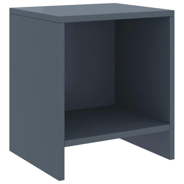 sengebord 35x30x40 massivt fyrretræ lysegrå