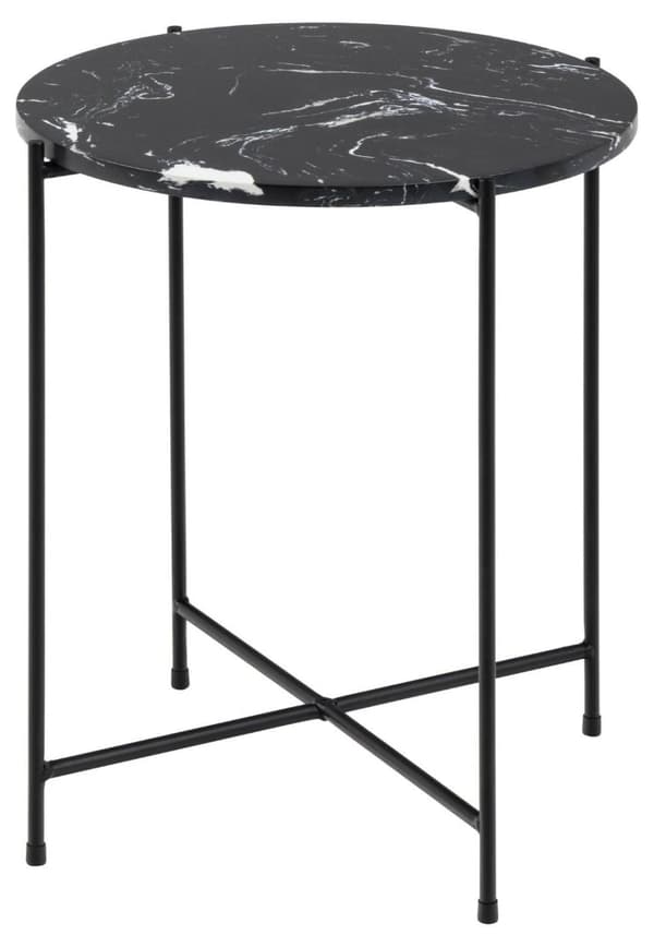 Avila högt soffbord i svart marmor