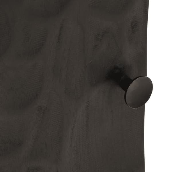 sengebord 40x30x50 cm massivt mangotræ og jern sort