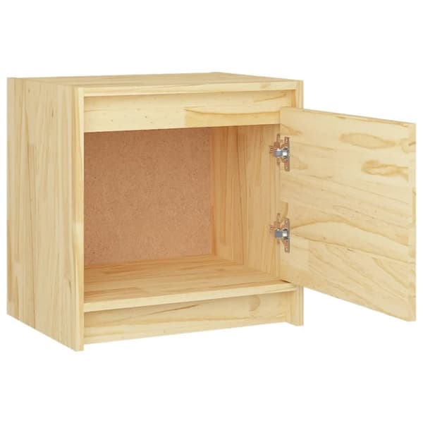 sengeborde 2 stk. 40x30,5x40 cm massivt fyrretræ
