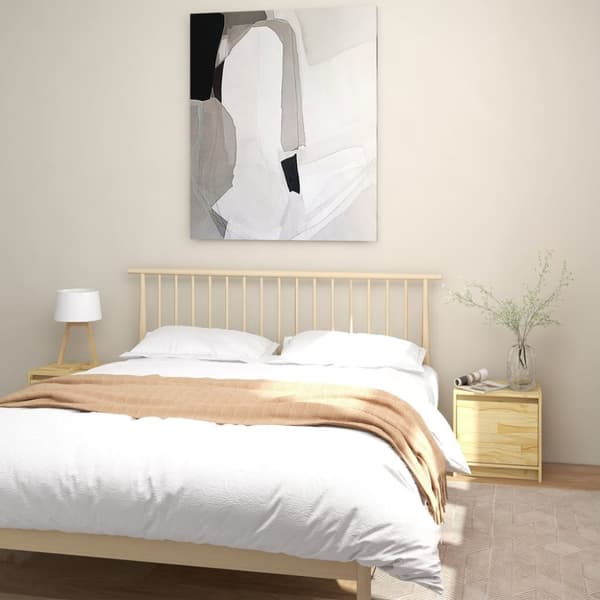 sengeborde 2 stk. 40x30,5x40 cm massivt fyrretræ