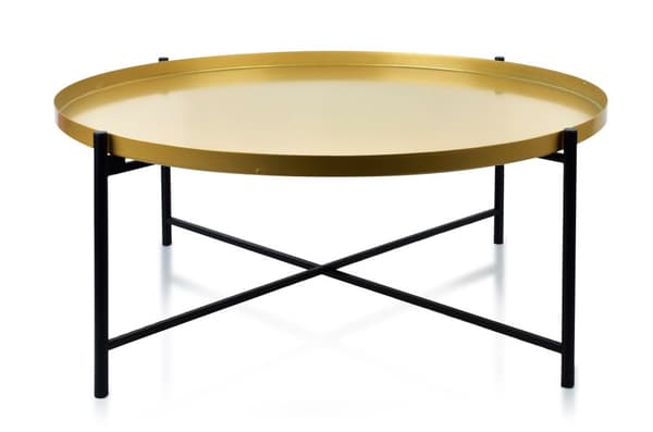 LUCAS BLACK&GOLD Soffbord 76,5xh32cm
