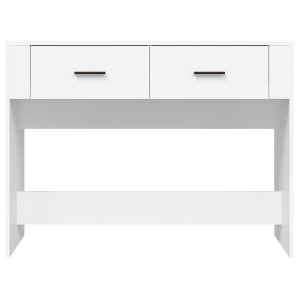 The Living Store konsolbord 100x39x75 cm konstrueret træ hvid -  Borde