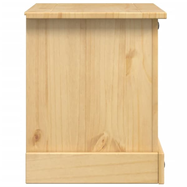 sengebord Corona 53x39x50 cm massivt fyrretræ