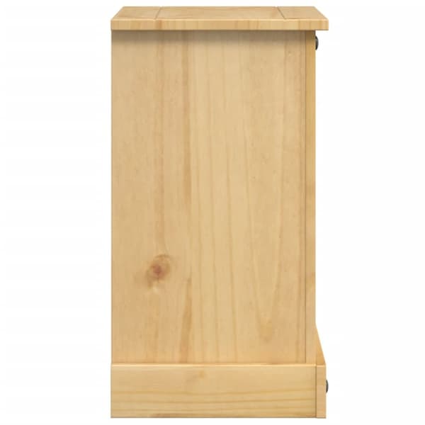 sengebord Corona 45x35x64 cm massivt fyrretræ