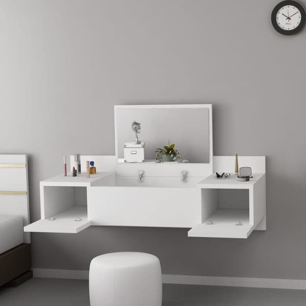 Chic Home Zaiga meikkipöytä 100 cm, valkoinen