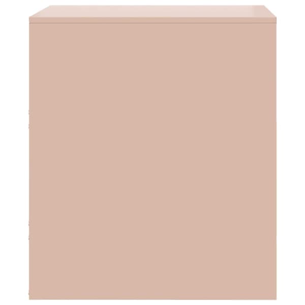 Yöpöytä pinkki 34,5x39x44 cm teräs