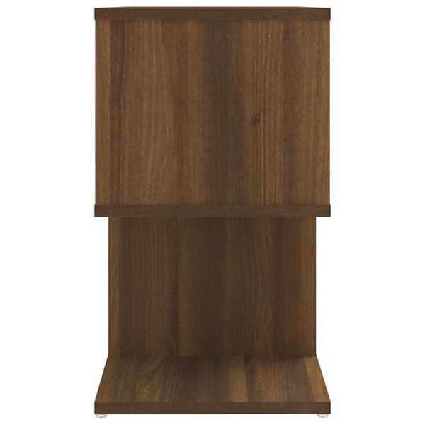 sengebord 50x30x51,5 cm konstrueret træ brun egetræsfarve