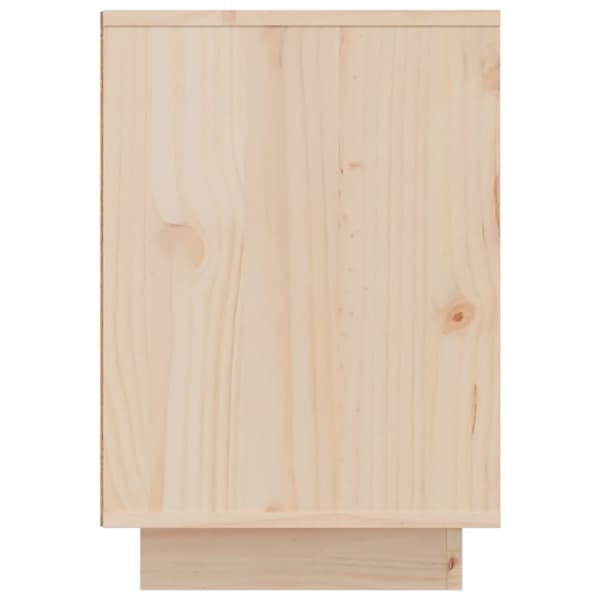Sängbord 50x34x50 cm massiv furu