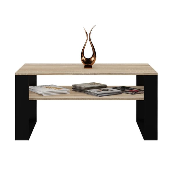 Moderne 1P SONOMA sofabord, SORT