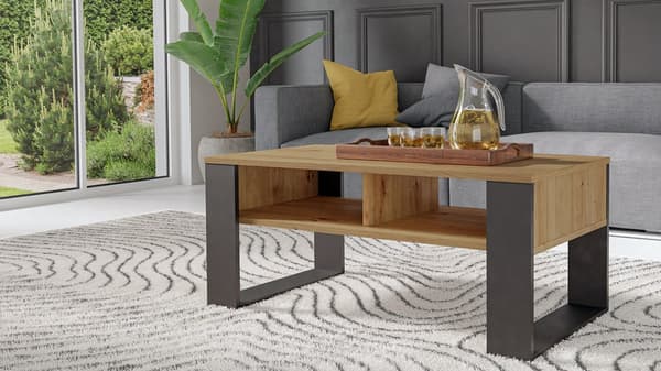 Modernt 2P ARTISAN SVART soffbord