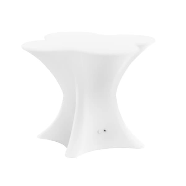 Royal Catering - LED-bord - 80 x 80 x 70 cm - RGBW - Batteridrivet - Mattvit
