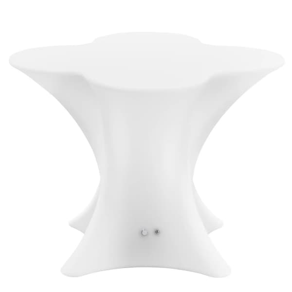Royal Catering - LED-bord - 80 x 80 x 70 cm - RGBW - Batteridrivet - Mattvit