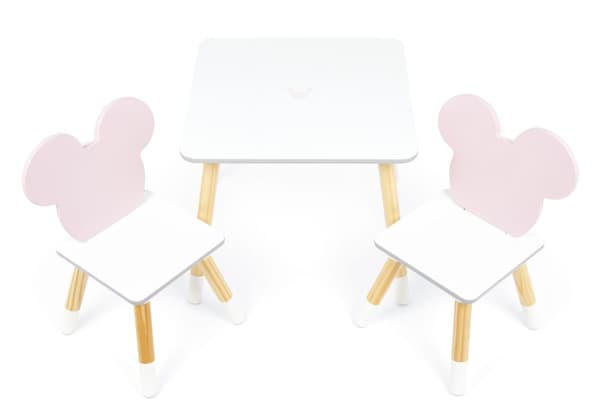 Disney Mimmi Pigg Träbord med stolar