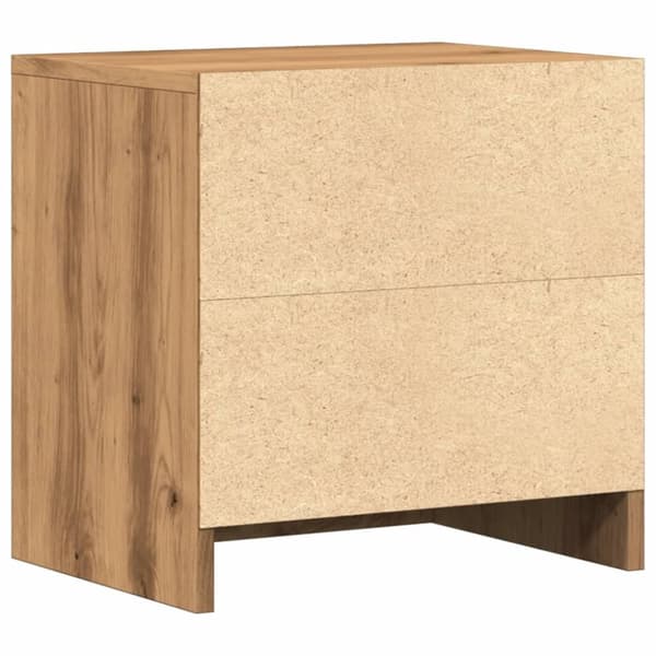 sengebord 40x30x40 cm konstrueret træ kunsteg