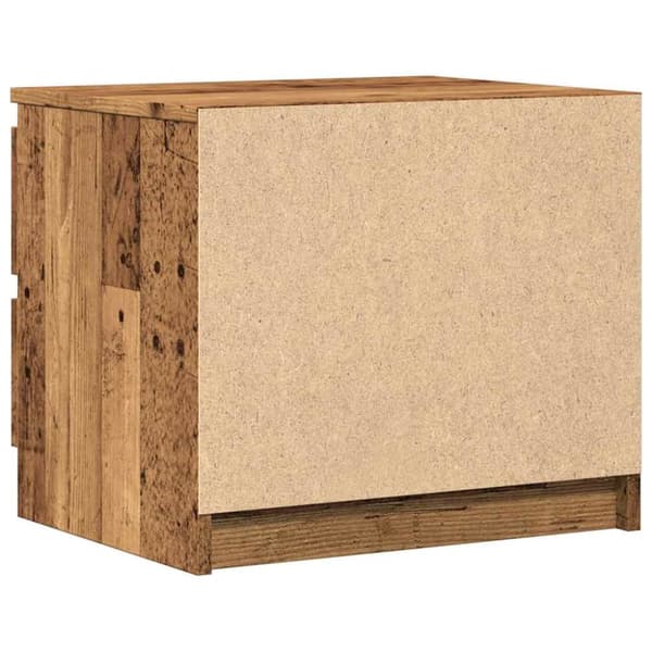 sengeskab 50x40x43,5 cm konstrueret træ antikt træ