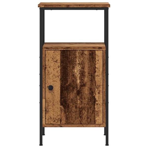 Yöpöydät 2 kpl Old Wood 41x31x80 cm