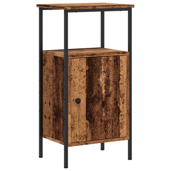 Yöpöydät 2 kpl Old Wood 41x31x80 cm