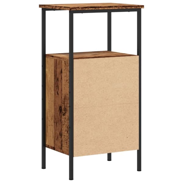 Yöpöydät 2 kpl Old Wood 41x31x80 cm