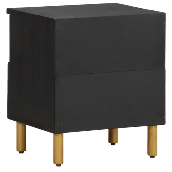 Yöpöytä Musta 40x33x46 cm Puu Materiaali