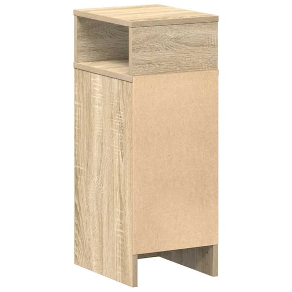 sengeborde 2 stk. med skuffe 25x31x66 cm sonoma-eg