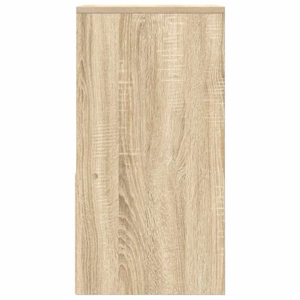 sengeborde med skuffe 2 stk. 35x34x66,5 cm sonoma-eg