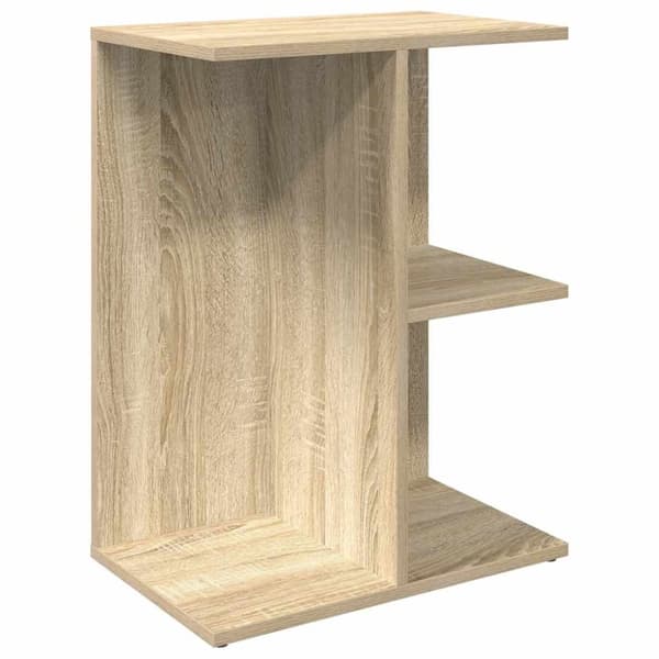 Sängbord sonoma-ek 46,5x29x61 cm konstruerat trä