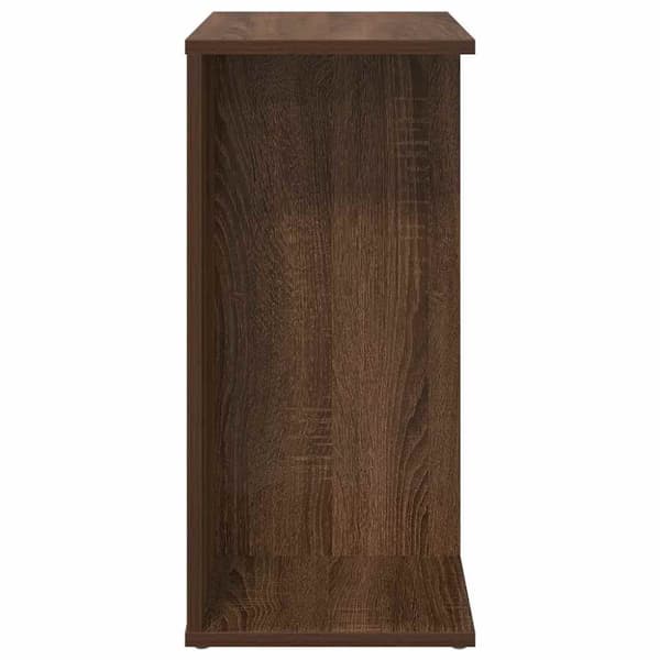 sengeborde 2 stk. 46,5x29x61 cm brun egetræsfarve