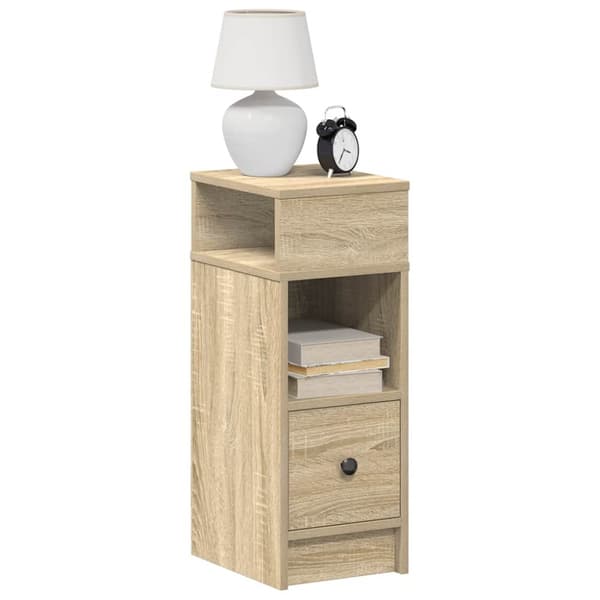 yöpöytä laatikolla Sonoma Oak 25x31x66 cm