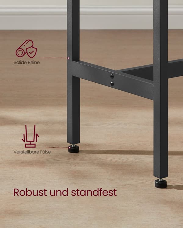 Barstabell - 40 × 40 × 90 cm - svart