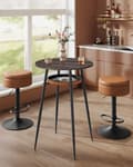 Miniatyrbild 2 av 7: Bartafel-samling med lagringsutrymme Essen Brown-karamel Brown