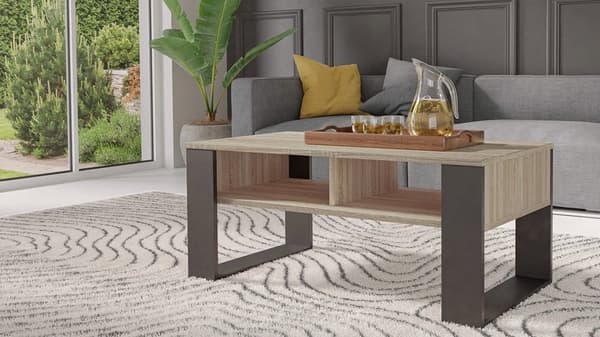 Soffbord Modern 2P SONOMA SVART