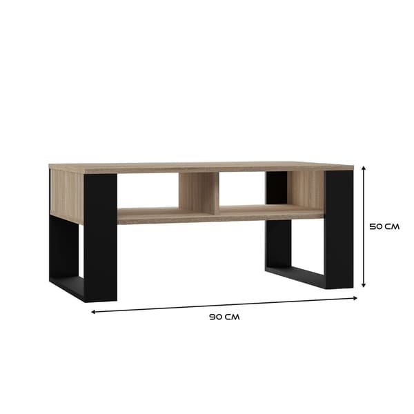 Soffbord Modern 2P SONOMA SVART