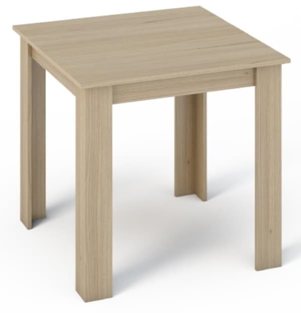 KONGO bord 80x80 SONOMA køkkenbord til stue