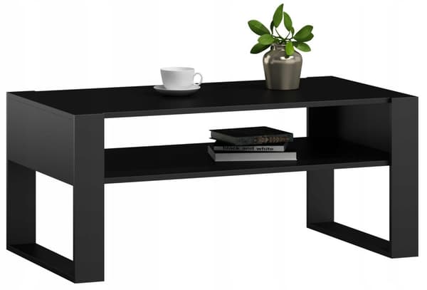 Soffbord KAJA svart loft retro 100cm